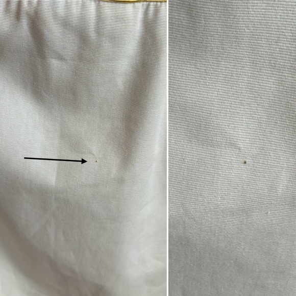 Vintage 80s Junnie Leigh Key Keyhole Red Gold Stripe Dress Novelty sz Large - Picture 10 of 13